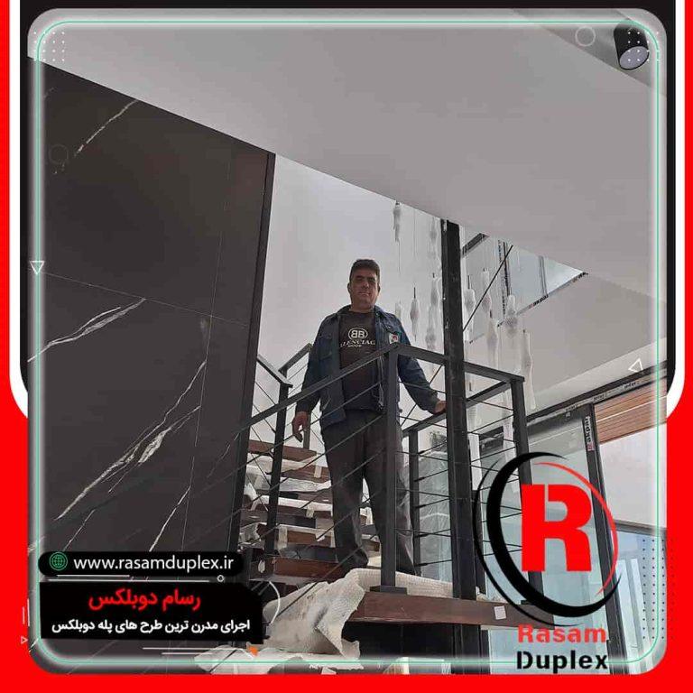 قیمت ساخت راه پله اکسپوز تک محور فلزی